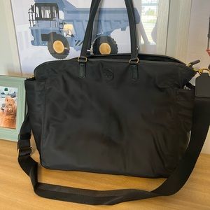 Tory Burch Black Diaper Bag - tote/shoulder bag.